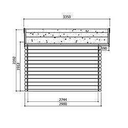 Acheter Solid Abri de jardin CHIMAY 3580X2980