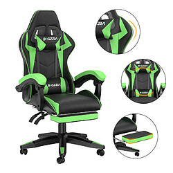 Avis RATTANTREE Chaise de Gaming avec Repose-Pied, Chaise Gaming Racing, Dossier Inclinable à 155, Avec support lombaire, Fauteuil gamer Ergonomique, Siege Gaming avec Appui-tête, Noir Grena