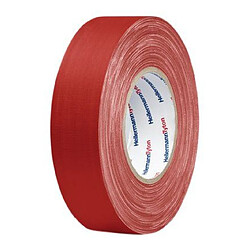 Ruban adhésif tissé HelaTape Tex HellermannTyton 712-00201 rouge (L x l) 10 m x 19 mm caoutchouc 1 rouleau(x)