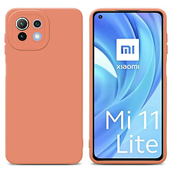 Cadorabo Coque Xiaomi Mi 11 LITE (4G / 5G) / 11 LITE NE Etui en Orange