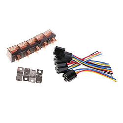 Avis 5 x SPDT Relais avec Wires Harnais Contrôle de Voiture On Off DC12V 60Amp