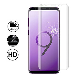 Little Boutik X2 Vitre de Protection pour Samsung Galaxy S9 Ecran film Verre Trempé incurvé Haute Résistance Anti Choc X2