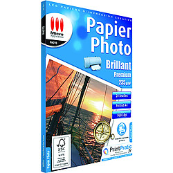 Pack de 20 papiers photo brillant micro application ma-5381 format a4 