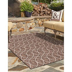 Avis Hadorn Tapis d'Extérieur - 183x122 - Marron - Tulum