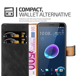 Acheter Cadorabo Coque HTC Desire 12 Etui en Noir