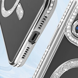 Acheter Avizar Coque Diamant pour iPhone 11 Protection MagSafe Contour Strass Argent