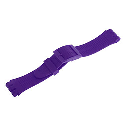 Acheter Bracelets de montre en caoutchouc de silicone de 19 mm imperméables violet