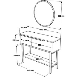 Avis Hanah Home Console en aggloméré Only.