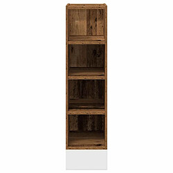 Avis vidaXL Armoire de plancher vieux bois 20x44,5x81,5cm bois d'ingénierie