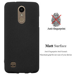 Cadorabo Coque LG K10 2017 US Version Etui en Noir