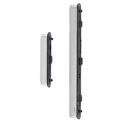 Avizar Clappio Bouton Power et Volume pour Samsung Galaxy A51 Blanc