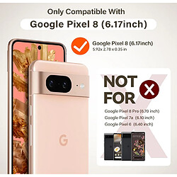 Acheter Htdmobiles Coque pour Google Pixel 8 5G - housse etui silicone gel fine + verre trempe - TRANSPARENT TPU