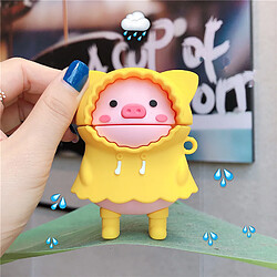 Avis GUPBOO Airpods Coque Housse Étui Protecteur Compatible pour AirPods1/2-jolie fille de dessin animé cochon en imperméable