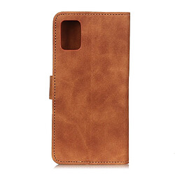 Avis Wewoo Housse Coque Pour Galaxy S11E Texture rétro PU + TPU en cuir à rabat horizontal avec support et fentes cartes et portefeuille marron