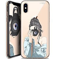 Caseink Coque arrière Apple iPhone Xs / X (5.8 ) Crystal Gel HD [ Nouvelle Collection - Souple - Antichoc - Imprimé en France] La Photographe