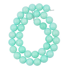 1 brin de 15 pouces amazonite bleu naturel en vrac pierres précieuses rondes 10mm