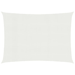 Helloshop26 Voile d'ombrage 160 g/m² blanc 3,5 x 5 m PEHD 02_0009011