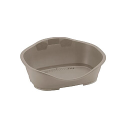 ZOLUX Corbeille plastique Sleeper 45 cm - 56 x 43 x 24 cm - Taupe - Pour chien