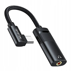 GUPBOO Adaptateur USB-C vers Mini Jack 3,5 mm + USB-C,JL1206