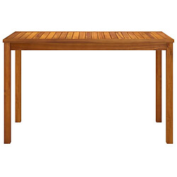 Avis Maison Chic Table de jardin | Table d'extérieur 110x55x67 cm Bois d'acacia solide -GKD97662