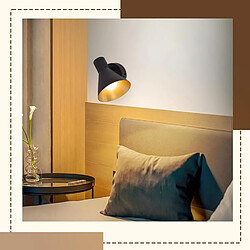 Acheter NETTLIFE Spots E14 Noir rétro Pivotant 330°en métal Spot Murale Lampe de Couloir pour Chambre Salon Escalier