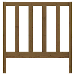 Acheter Maison Chic Tête de lit scandinave pour lit adulte,Meuble de chambre Marron miel 106x4x100 cm Bois massif de pin -MN65612