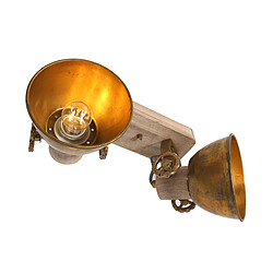 Lumière Spot Twin Bronze Ancien