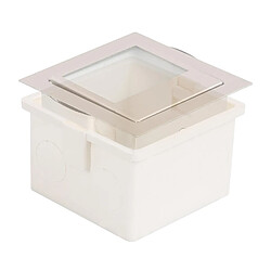 Ledkia Boîte Encastrable Spéciales Balises 70x70x45 mm Blanc