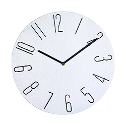 Horloge Murale Quartz Montre Moderne Chambre 14 '' Balançoire Bureau Décoration Blanc