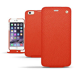 Housse cuir Apple iPhone 6S Plus - Rabat vertical - Papaye ( Pantone #b54317 ) - NOREVE