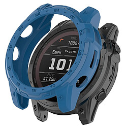 Coque en TPU avec cavité sport à dégagement rapide pour votre Garmin Enduro 2/Tactix 7 - bleu foncé