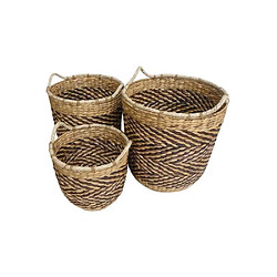 Avis Aubry Gaspard Cache-pots en jacinthe (Lot de 3).