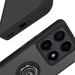 Avizar Coque pour Xiaomi 14T Pro Bague Métallique Support Vidéo Noir pas cher