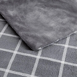 Couverture Chauffante - Imetec - Plaid chauffant 150x110 cm - 6 Températures - Tissu Toucher Velours et Sherpa - Lavable en Machine