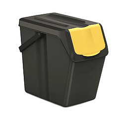 Ensemble de poubelles de tri Keden SORTI BOX 3x25l - noir recyclage