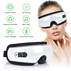 Universal Intelligent USB Rechargeable Electric Eye Masser Air Pressure Thermal Massage Glasses Pliable Bluetooth Music Eye Massage Car | Eye Masser