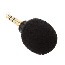 Acheter mini plug dans le microphone à condensateur instrument vocal 3.5mm mono ts plug noir