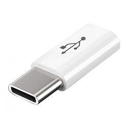 Adaptateur USB de type C OTG Connecteur de convertisseur USB C à micro USB, blanc pas cher