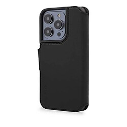 Decoded Étui Folio pour iPhone 14 Plus en Cuir avec Porte-cartes Intégré Noir