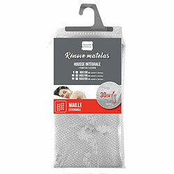 Paris Prix Housse Rénove Matelas Rena 160x200cm Gris