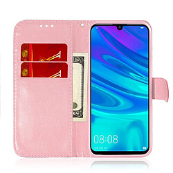 Acheter Wewoo Housse Coque Pour Huawei P Smart 2019 Couleur unie Boucle magnétique colorée Etui à rabat horizontal en cuir PU avec support et fentes cartes et portefeuille et lanière rose