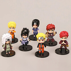 Universal 12 Pièces/Set Voiture Style Kakashi Sasuke Sakura PVC Action Figure Statuette Décoration Collection Cadeaux Jouets |(Coloré) pas cher