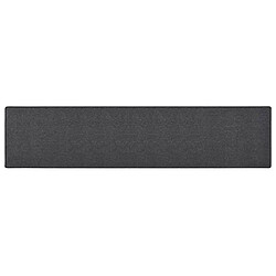 vidaXL Tapis de couloir Anthracite 50x250 cm