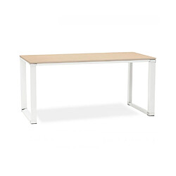 Mes Bureau 160x80x74 cm avec plateau naturel - SYRA