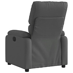 Acheter vidaXL Fauteuil inclinable Gris foncé Tissu