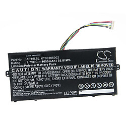 vhbw Batterie compatible avec Acer Swift SF514-53T, SF514-53T-59ZT, swift 5 sf514-53t-58pj ordinateur portable Notebook (4650mAh, 7,7V, Li-polymère)