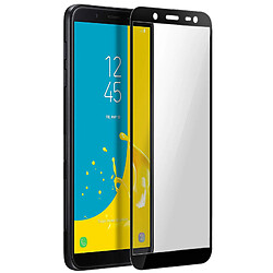 Avizar Film Écran Samsung Galaxy J6 Verre Trempé 9H Biseauté Transparent Bord noir