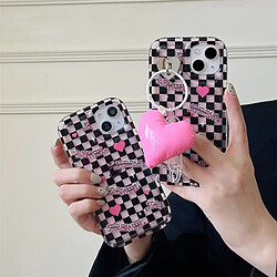 GUPBOO Étui pour iPhone12 Creative damier anglais hot girl vent téléphone cas personnalité femme