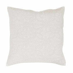 Paris Prix Housse de Coussin Florette 60x60cm Blanc