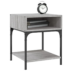 Avis Maison Chic Lot de 2 Tables de chevet - Tables de Nuit sonoma gris 40x41x50 cm bois ingénierie